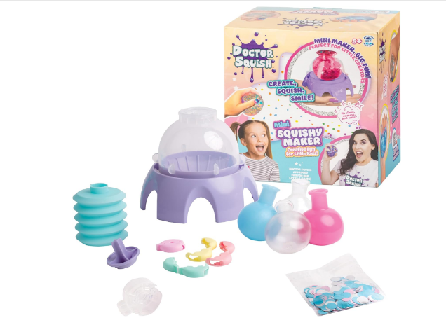 Doctor Squish Mini Squishy Maker | DIY Squishy Making Kit for Kids Ages 5 & Up | Make Your Own Squishies with TPR Balloons | Easy Maker Toy