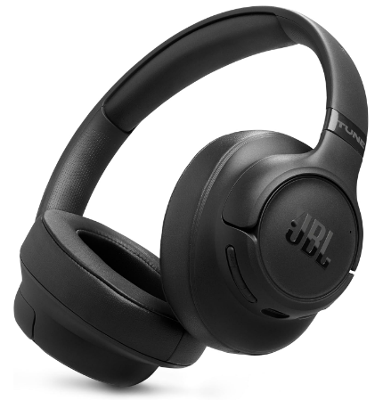 JBL Tune 780NC - Noise Cancelling Headphones - Black | Hi-Res JBL Pure Bass Sound plus Spatial Sound, Adaptive Noise Cancelling with Smart Ambient