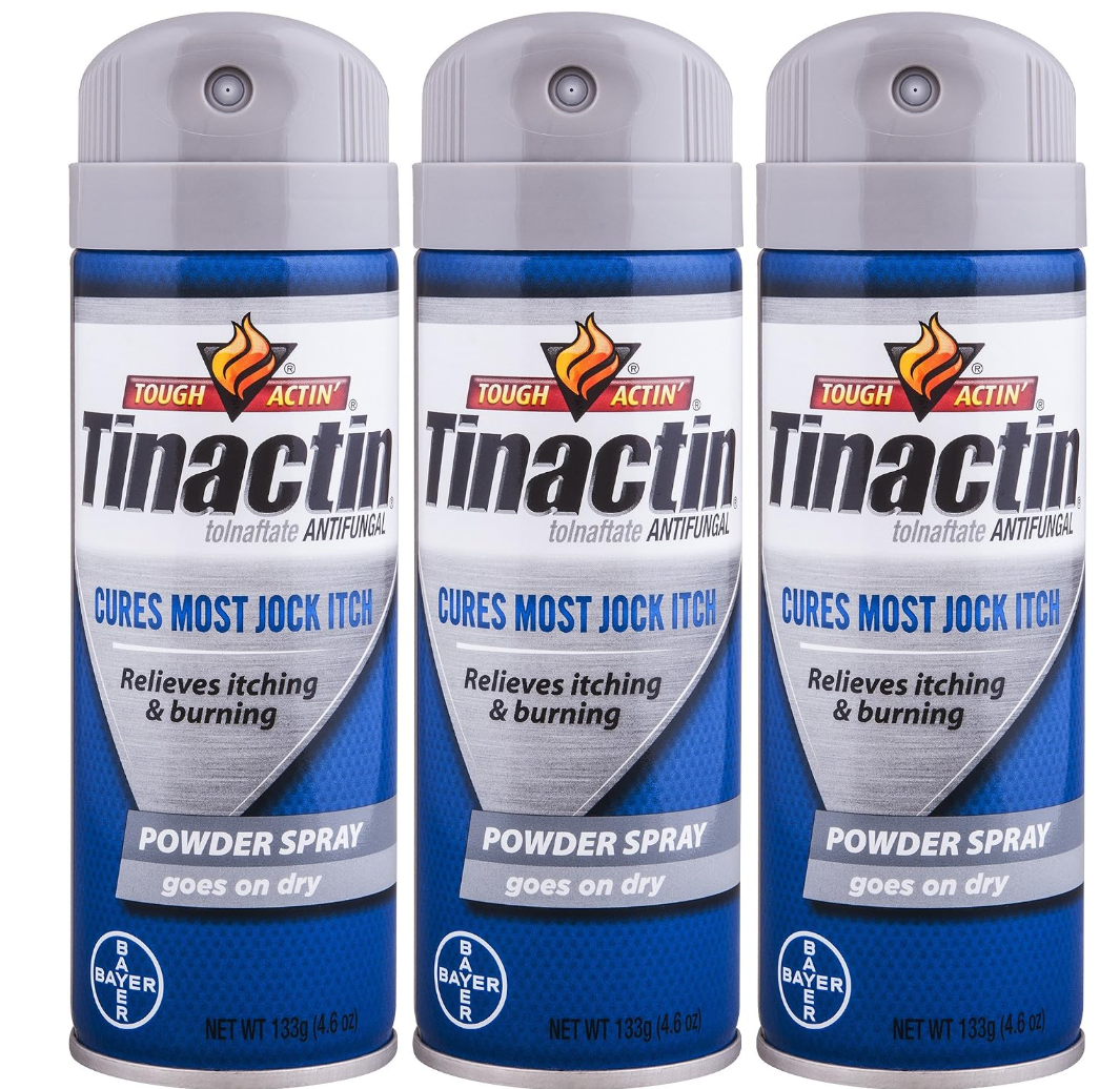 Tinactin Jock Itch Spray Powder,4.6 oz. (Pack of 3)