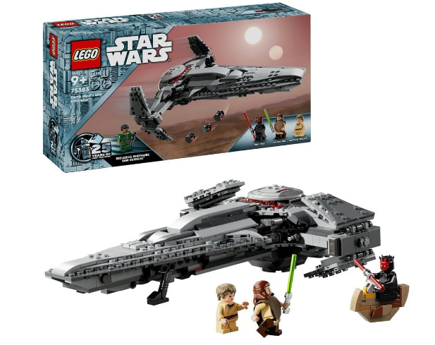 Lego 75383 Dark Maul's Sith Infiltrator 9+ 640pcs Spaceship Building Toy for Kids