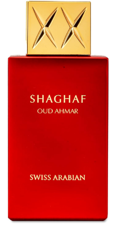 Swiss Arabian Shaghaf Oud Ahmar - Luxury Products From Dubai - Long Lasting And Addictive Personal EDP Spray Fragrance - Seductive, Signature Aroma - The Luxurious Scent Of Arabia - 2.5 oz