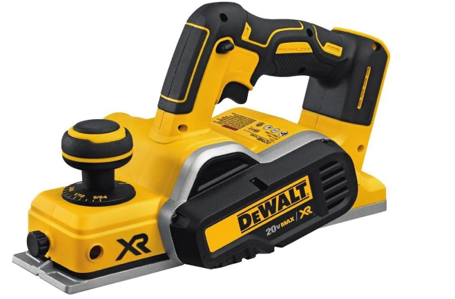 DEWALT 20V MAX Planer, 30,000 Cuts Per Minute, 2 mm Cut Depth, Brushless Motor, Bare Tool Only (DCP580B)