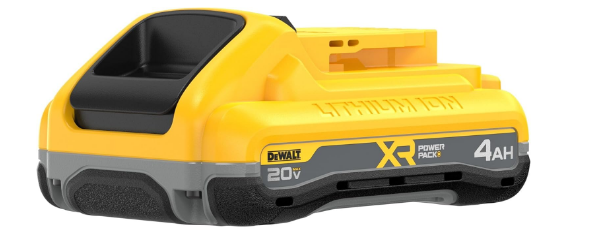 DEWALT 20V MAX XR POWERPACK™ Battery, 4Ah Lithium Ion, 50% More Power, Compatible with All 20V MAX Tools, 2 PK (DCB2104-2)
