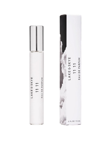 Lake & Skye 11 11 Eau de Parfum Travel Spray, Clean Skin Musk & White Amber Unisex Fragrance with Ozonic & Marine Notes, 0.5 fl oz (15 ml)