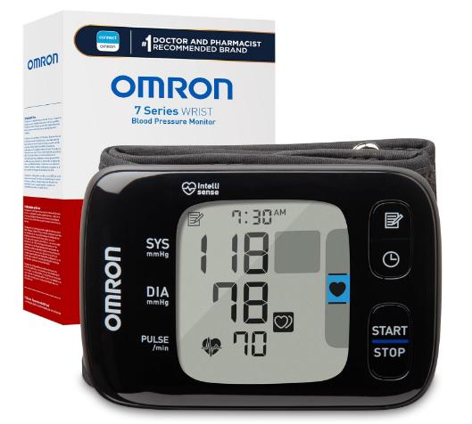 OMRON 7 Series Wireless Wrist Blood Pressure Monitor for Home Use - #1 Doctor & Pharmacist Recommended Brand - Clinically Validated - Connect App