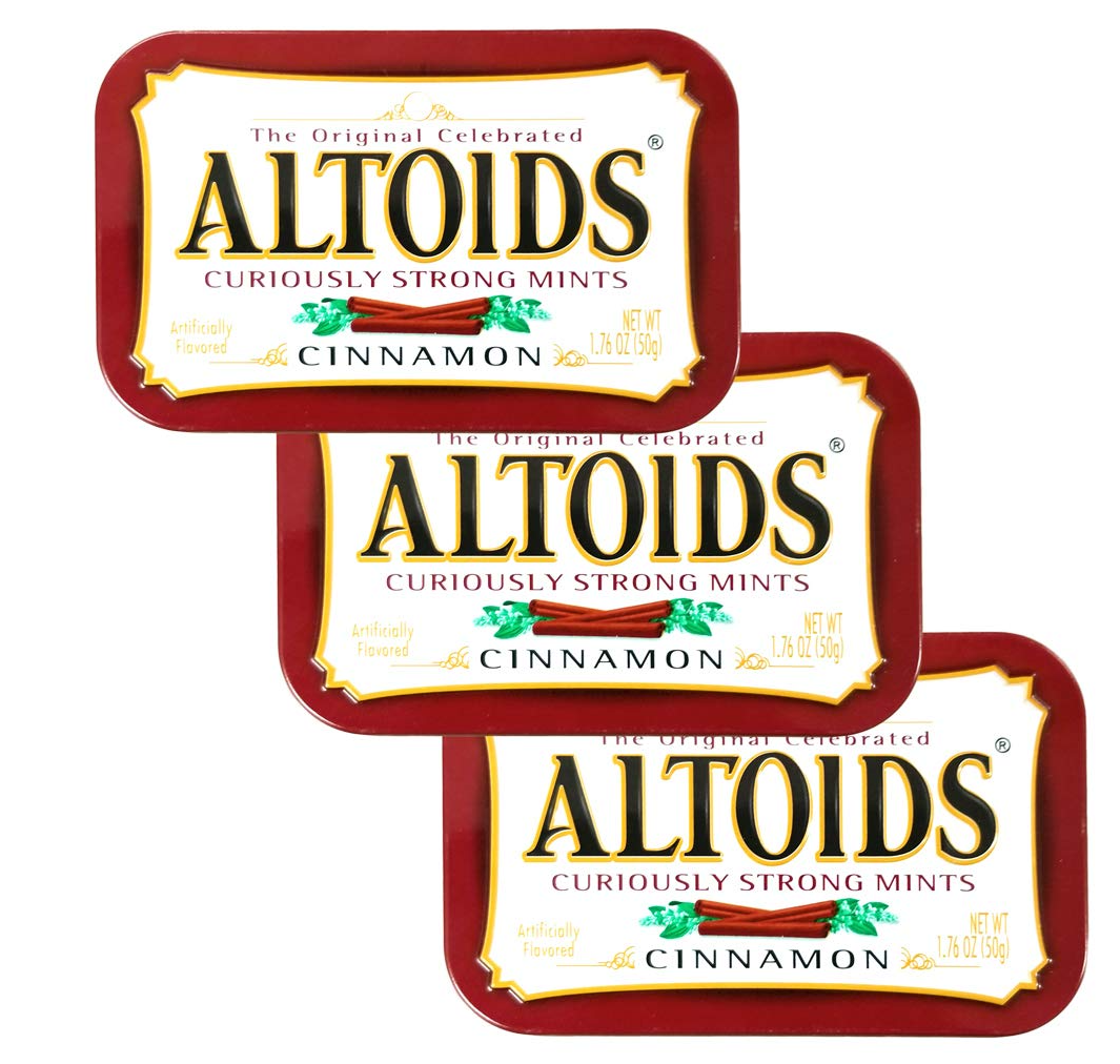Altoids Wrigleys Mints Cinnamon, 1.76 Ounce (Pack of 3)