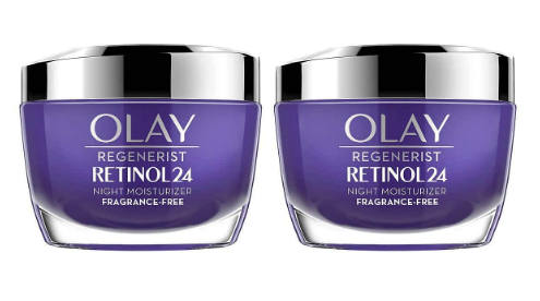 Olay Olay Regenerist Retinol 24 Night Creamcount 2 X 1.7 Ounce ( Net Wt 3.4 Ounce ),