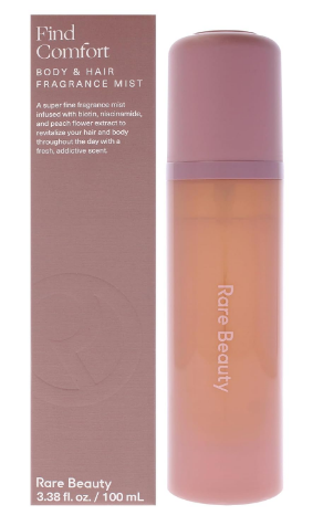 Find Comfort Body and Hair Fragrance Mist by Rare Beauty for Women - 3.38 oz Mist